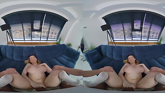 Experimenta La Emoción De Las Tetas Naturales Grandes Y El Coño Afeitado En La Realidad Virtual